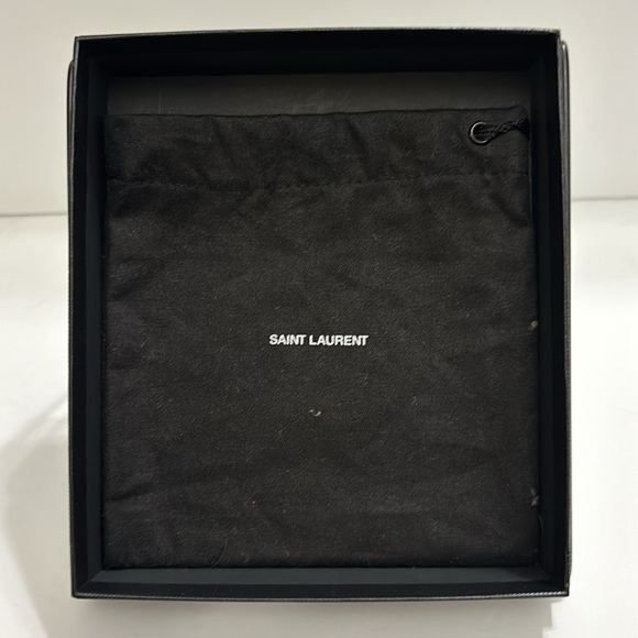 Saint Laurent Zip Around Wallet - Navy Blue - Picture 4 of 9